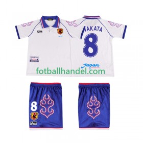 Barn Fotballdrakter Japan NAKATA 8 Borte Retro 1998 Kortermet
